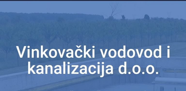 Obavijest korisnicima u Ohridskoj i Strossmayerovoj ulici i u Bloku Slavka Jankovića u Vinkovcima