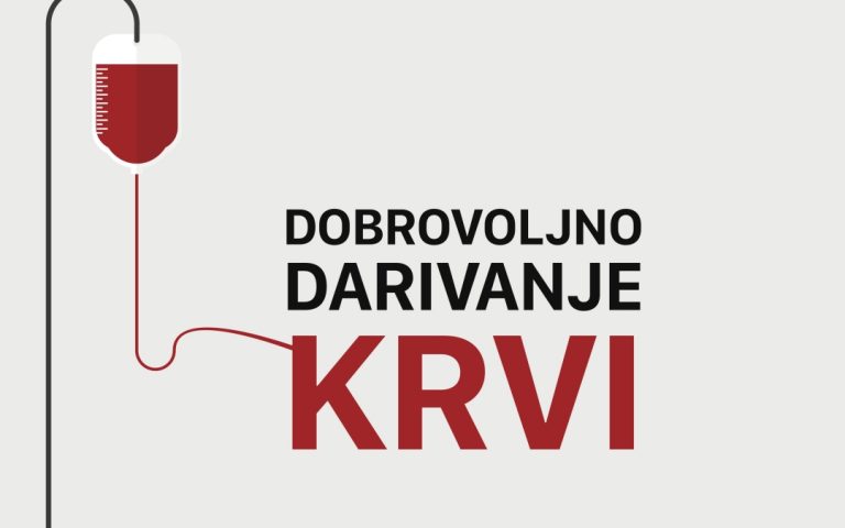 CRVENI KRIŽ VINKOVCI-RASPORED AKCIJA DARIVANJA KRVI ZA TRAVANJ