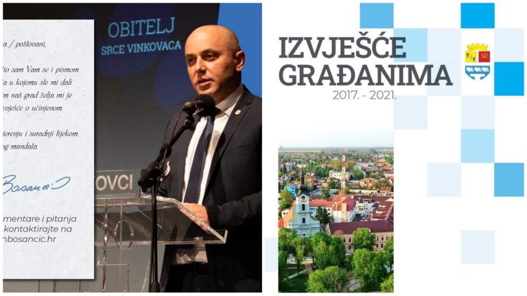 Bosančićevo Izvješće stiže građanima na kućne adrese