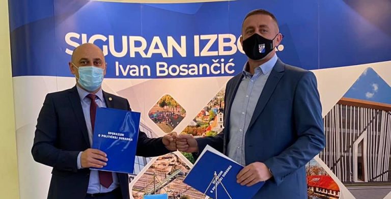 Vinkovci: GO HDZ i HSP potpisali političku suradnju za predstojeće lokalne izbore