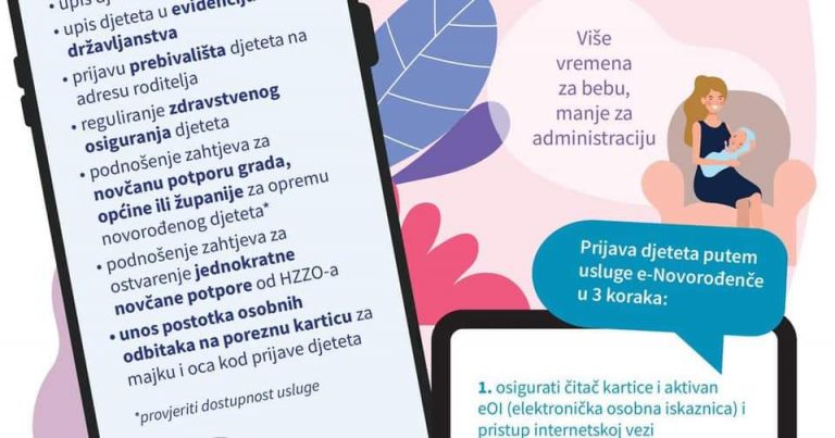 Grad Županja kreće s digitalizacijom javne uprave, uvođenjem usluge e-Novorođenče.