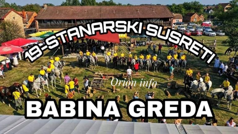 Na rasporedu 5. rujna na farmi Zadruge Salić 19. “Stanarski susreti” u Babinoj Gredi.