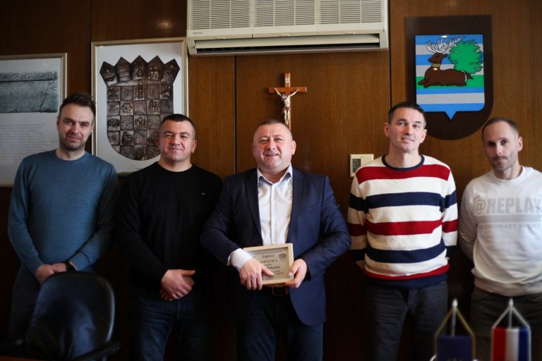 Župan Dekanić primio organizatore malonogometnog Turnira „Lapovci“