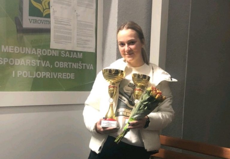 Leonarda Kajkić osvojila odlično treće mjesto na HEP Dvoranskom DP Hrvatske