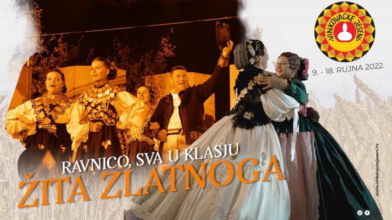 57. Vinkovačke jeseni od 9. do 18. rujna s temom Ravnico, sva u klasju žita zlatnoga!