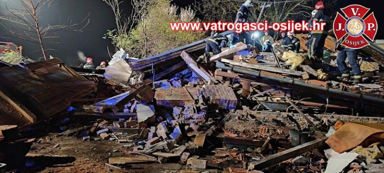 Tragedija u Baranji: U Eksploziji u obiteljskoj kući poginuo muškarac