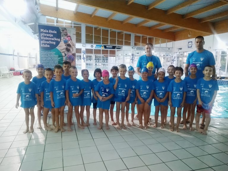 Uspješno završena još jedna grupa polaznika Male škole plivanja Vinkovačkog plivačkog kluba