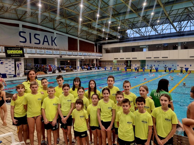 PK Orion je zaplivao na natjecanju „17.Sisak mali“ s 19 plivača i ostvario zavidne rezultate