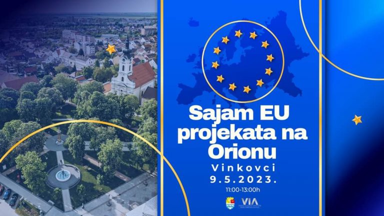 Sutra od 11h posjetite Sajam EU projekata na Orionu u pješačkoj zona