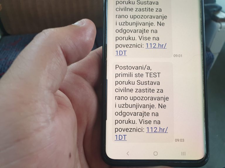 Provedeno testiranje Sustava za rano upozoravanje i upravljanje krizama