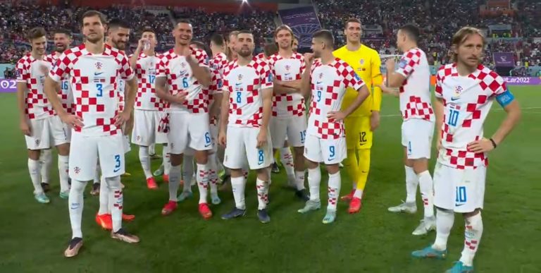 Nogometna utakmica između Hrvatske i Turske u Opus Areni