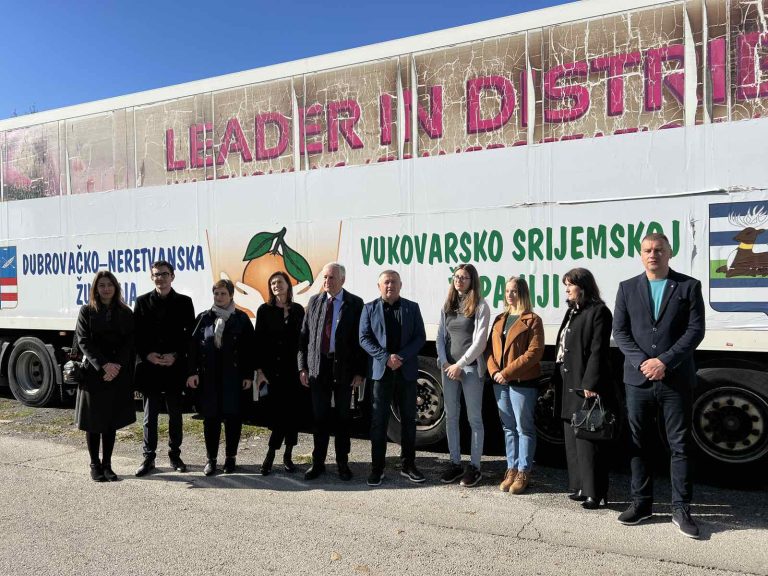 Stigla donacija mandarina Dubrovačko-neretvanske županije