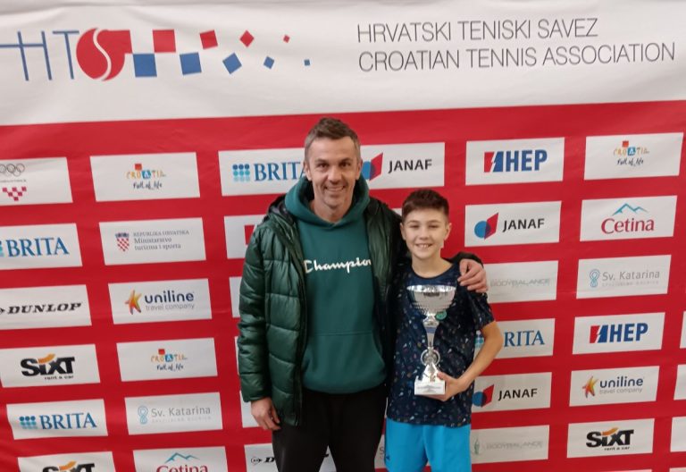 Borna Marić prvak Hrvatske do 12 godina u parovima