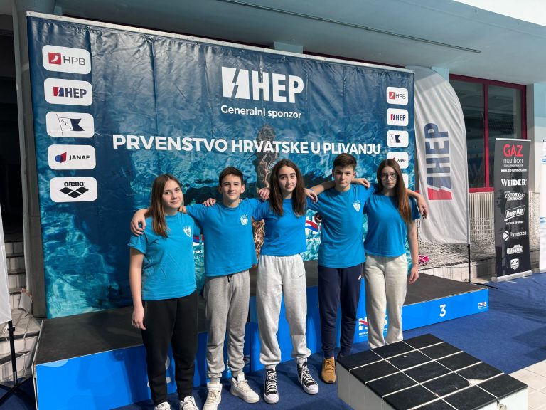 Sjajni nastupi mladih plivača VPK na Prvenstvu Hrvatske za kadete