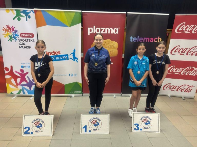 Stolnotenisači iz VSŽ dominiraju regijom – najbolji putuju na Državnu završnicu Plazma Sportskih igara mladih