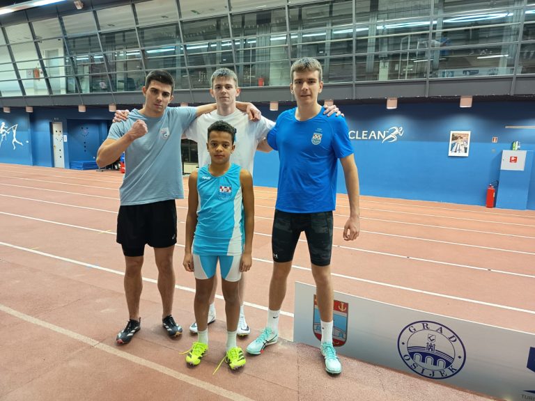 Atletičari Cibalije uspješni na 60m na Dvoranskom mitingu u Osijeku