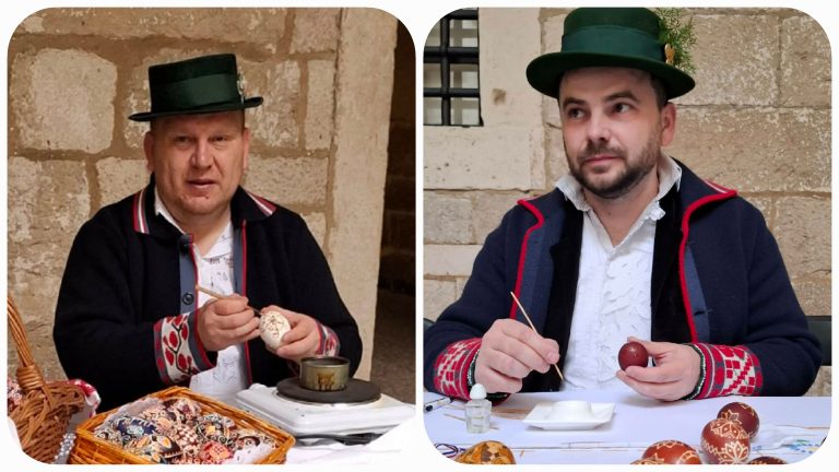 Dva Slavonca Mario i Vinko u Dubrovniku na Festivalu uskrsnih tradicija “Penga”