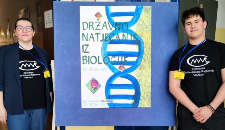 Vinkovčanin Vjeko Šarić državni prvak iz biologije