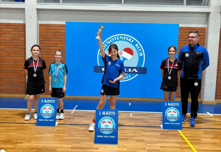 Međunarodni turnir „Cibalia kids 2026“ okupio mlade stolnoteniske nade u Vinkovcima