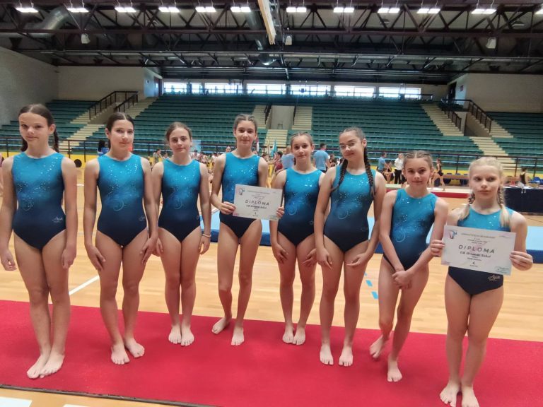 Gimnastičarke GK „Hrvatski sokol“ Vinkovci nastupile na 2. kolu u Vukovaru