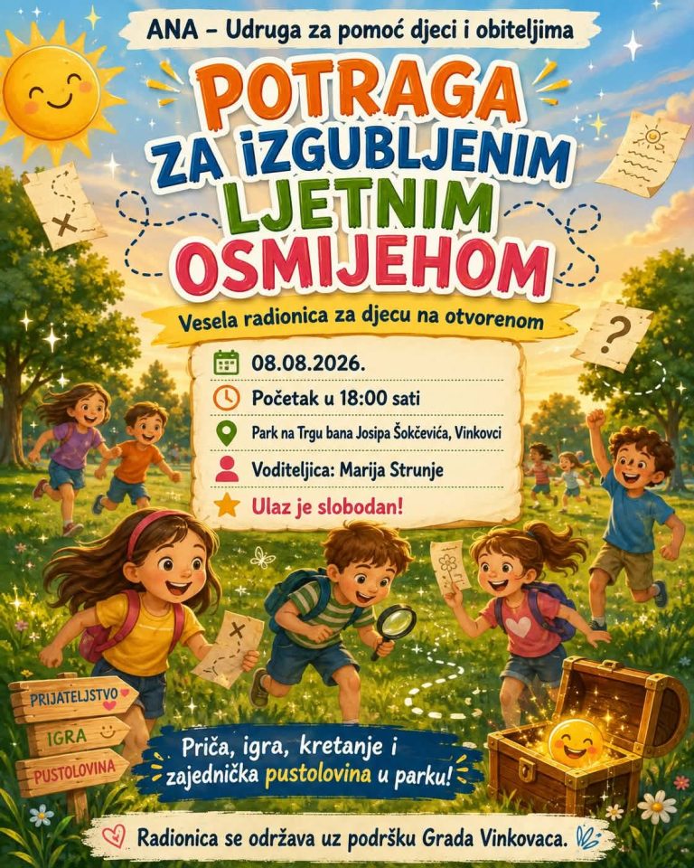 Vinkovački park postaje mjesto velike potrage za izgubljenim ljetnim osmijehom
