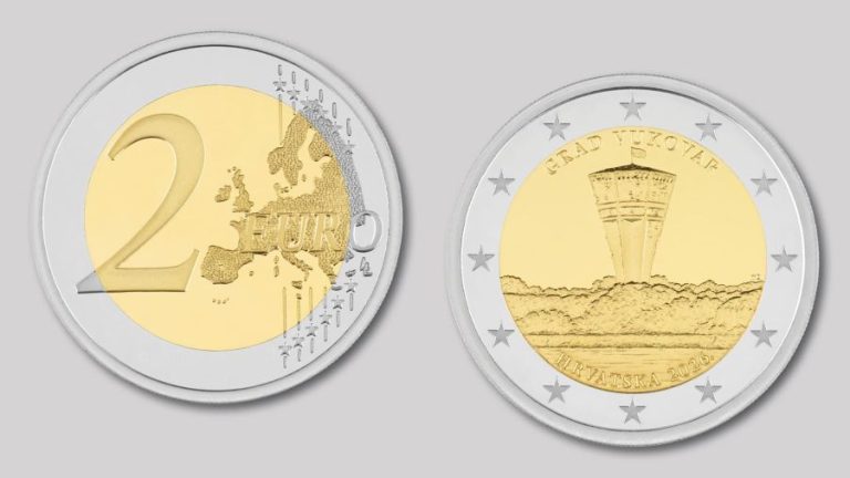 Građani Vukovarsko-srijemske županije mogu se predbilježiti za prigodnu kovanicu od 2 eura „Grad Vukovar“