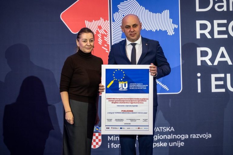 Iz Šibenika u VSŽ stižu dvije nagrade: FOREST4EU najbolji EU projekt u Hrvatskoj!